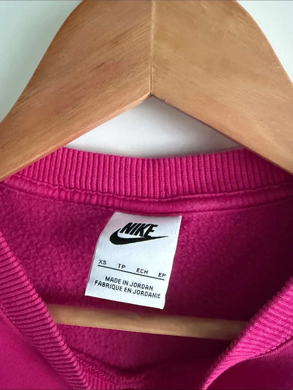 Dark pink Nike sweatshirt
